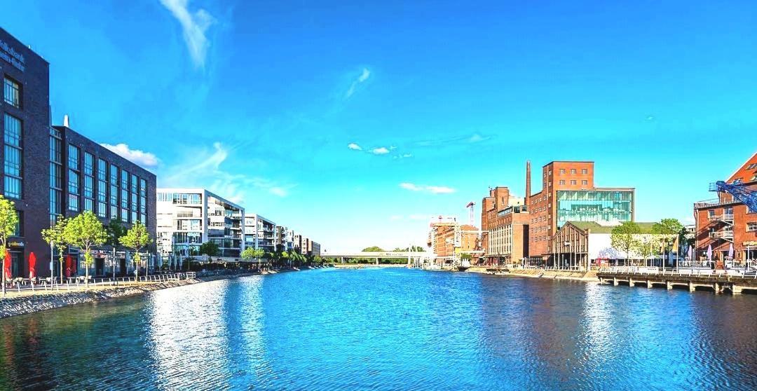 City Apartment Duisburg 1#Netflix &Wlan &Kingsize Bett &Kaffee Maschine & Central & 500M Innenhafen & 2 Min U Bahn Dış mekan fotoğraf